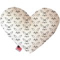 Mirage Pet Products Bunny Face Canvas Heart Dog Toy 6 in. 1201-CTYHT6
